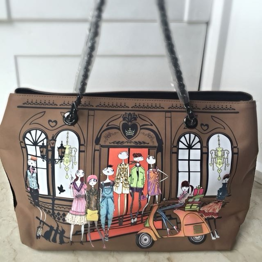 Love Moschino Khaki Brown bag